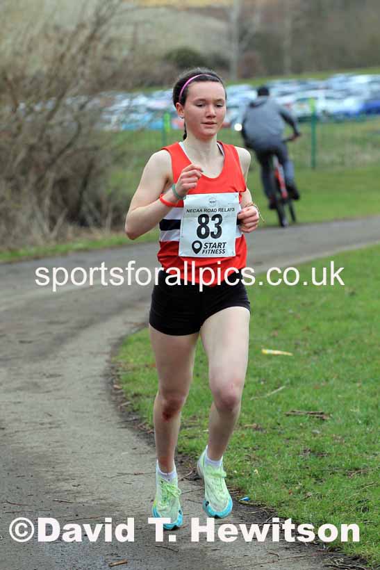 Senior Women and Veteran Women (Over 35s) and Vetreran Men (Over 50s), 2023 NECAA Royal Signals Relays, Hetton le Hole, County Durham. Photo: David T. Hewitson/Sports for All Pics